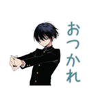 陰キャ学ラン男子の休み時間トーク♡（個別スタンプ：8）