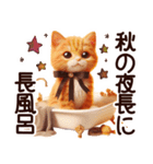 秋の茶トラ猫【よく使う言葉】（個別スタンプ：31）