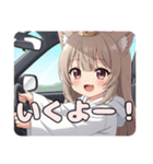 メイドと運転みなみセット（個別スタンプ：29）