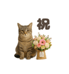 ネコのずっと使える誕生日＆お祝い♪（個別スタンプ：12）