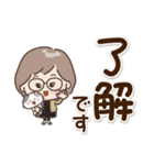 素敵シニア【よく使う挨拶集】11（個別スタンプ：17）