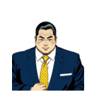 男全振り ビジネス王5 無言の色気編（個別スタンプ：5）