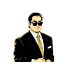 男全振り ビジネス王5 無言の色気編（個別スタンプ：8）