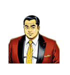 男全振り ビジネス王5 無言の色気編（個別スタンプ：9）