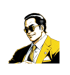 男全振り ビジネス王5 無言の色気編（個別スタンプ：10）