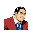 男全振り ビジネス王5 無言の色気編（個別スタンプ：14）