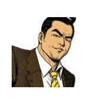 男全振り ビジネス王5 無言の色気編（個別スタンプ：25）