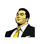 男全振り ビジネス王5 無言の色気編（個別スタンプ：27）