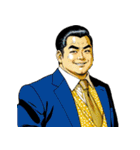 男全振り ビジネス王5 無言の色気編（個別スタンプ：35）
