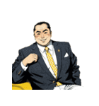 男全振り ビジネス王5 無言の色気編（個別スタンプ：38）