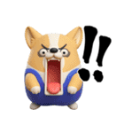 デカ動く 3D猛コーギー2（個別スタンプ：9）
