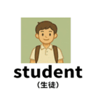 中学英語の頻出スタンプ（個別スタンプ：9）