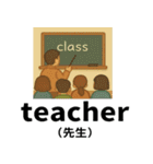 中学英語の頻出スタンプ（個別スタンプ：10）