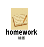 中学英語の頻出スタンプ（個別スタンプ：20）