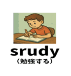 中学英語の頻出スタンプ（個別スタンプ：36）