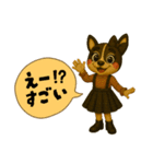 おしゃれ好き福ちゃんの可愛い日常スタンプ（個別スタンプ：12）