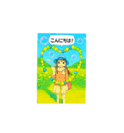 ひまわりフェスタのひまわり娘 大分（個別スタンプ：2）