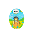 ひまわりフェスタのひまわり娘 大分（個別スタンプ：24）