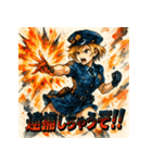 SMASH！！ミニスカポリス！！（個別スタンプ：1）