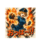 SMASH！！ミニスカポリス！！（個別スタンプ：3）