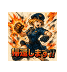 SMASH！！ミニスカポリス！！（個別スタンプ：9）