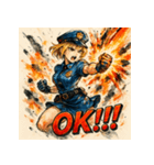 SMASH！！ミニスカポリス！！（個別スタンプ：13）