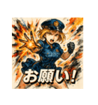 SMASH！！ミニスカポリス！！（個別スタンプ：17）