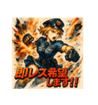 SMASH！！ミニスカポリス！！（個別スタンプ：36）