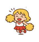 ちびチアの全力応援団@SFW（個別スタンプ：9）