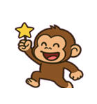 チンパンジーの表情えんぎ場@SFW（個別スタンプ：10）