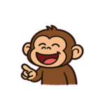 チンパンジーの表情えんぎ場@SFW（個別スタンプ：13）