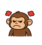 チンパンジーの表情えんぎ場@SFW（個別スタンプ：14）