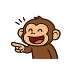 チンパンジーの表情えんぎ場@SFW（個別スタンプ：15）