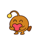 のんびりチョウチンアンコウ@SFW（個別スタンプ：8）