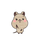 クオッカのクオちゃん（個別スタンプ：7）