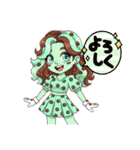 これが本当のスイーツ女子（個別スタンプ：5）