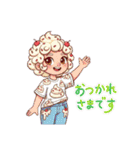 これが本当のスイーツ女子（個別スタンプ：8）