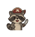 かいぞくあらいぐま たからクルー（個別スタンプ：1）