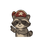 かいぞくあらいぐま たからクルー（個別スタンプ：3）