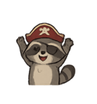 かいぞくあらいぐま たからクルー（個別スタンプ：5）