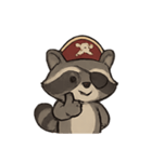 かいぞくあらいぐま たからクルー（個別スタンプ：7）