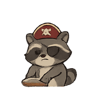 かいぞくあらいぐま たからクルー（個別スタンプ：8）