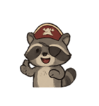 かいぞくあらいぐま たからクルー（個別スタンプ：9）