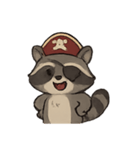 かいぞくあらいぐま たからクルー（個別スタンプ：10）