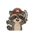 かいぞくあらいぐま たからクルー（個別スタンプ：11）