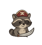 かいぞくあらいぐま たからクルー（個別スタンプ：12）