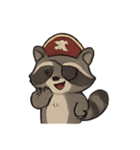 かいぞくあらいぐま たからクルー（個別スタンプ：15）