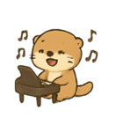 カワウソピアニスト メロディのまいにち（個別スタンプ：5）