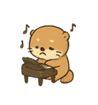 カワウソピアニスト メロディのまいにち（個別スタンプ：7）