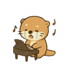 カワウソピアニスト メロディのまいにち（個別スタンプ：11）